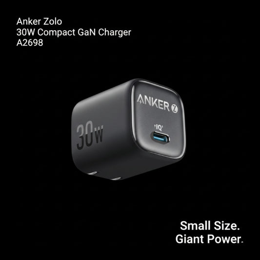 Anker Zolo 30W Compact GaN Charger – A2698