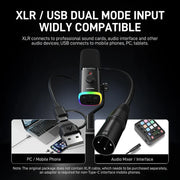 MAONO PD100W WIRELESS DYNAMIC MICROPHONE.
