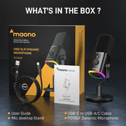 MAONO PD100W WIRELESS DYNAMIC MICROPHONE.