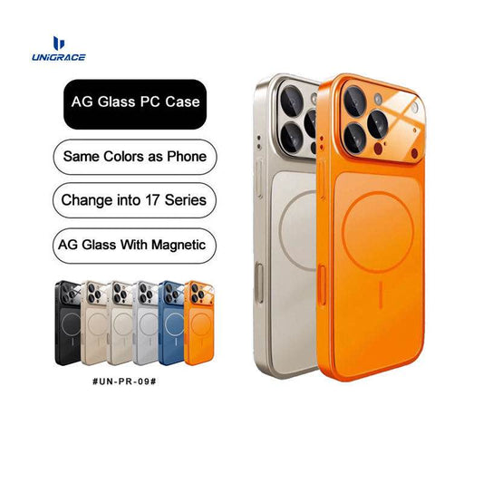 AG Glass for iPhone 16 Pro Max to 17 Pro Max Convert Case