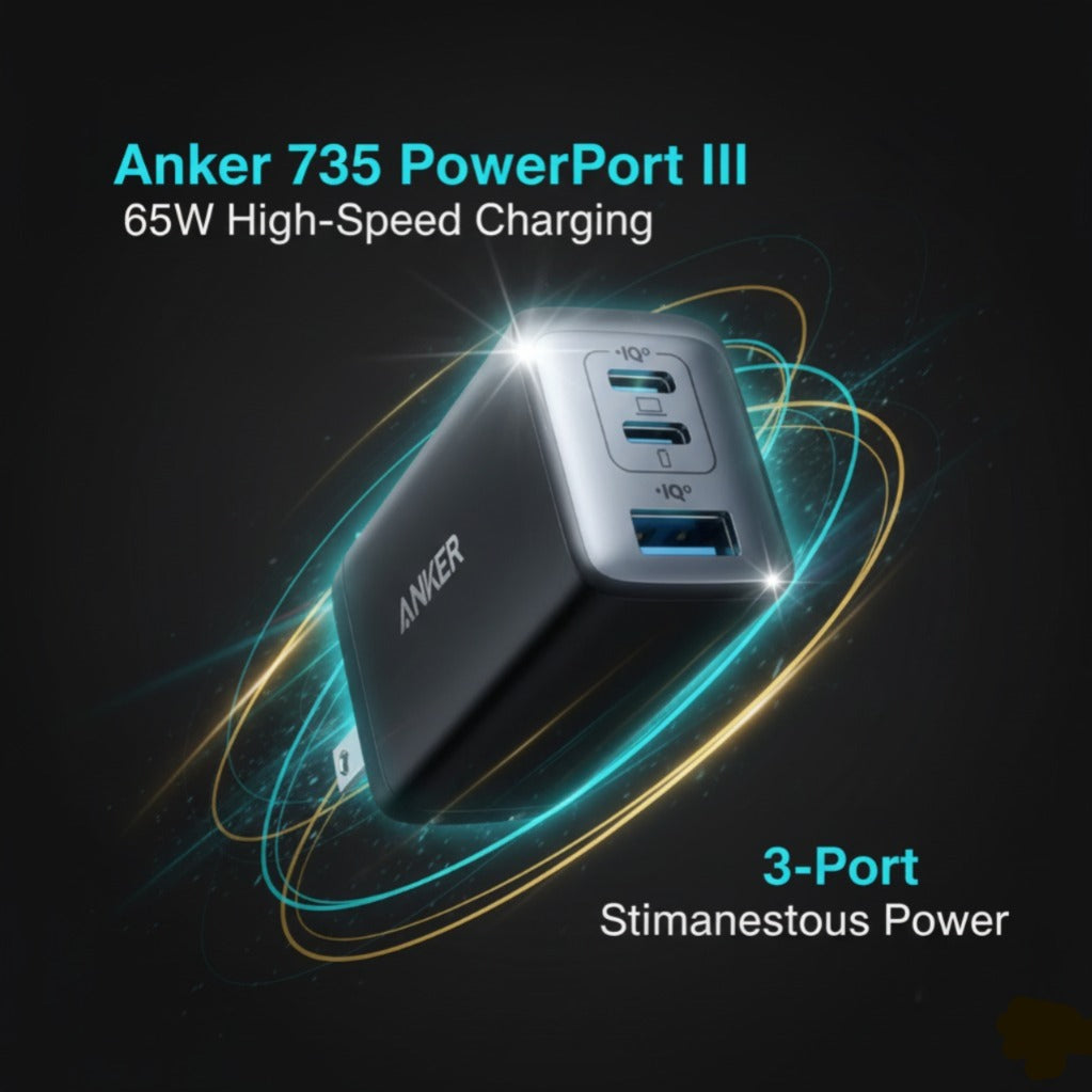 Anker 735 PowerPort III 3-Port 65W -A2667