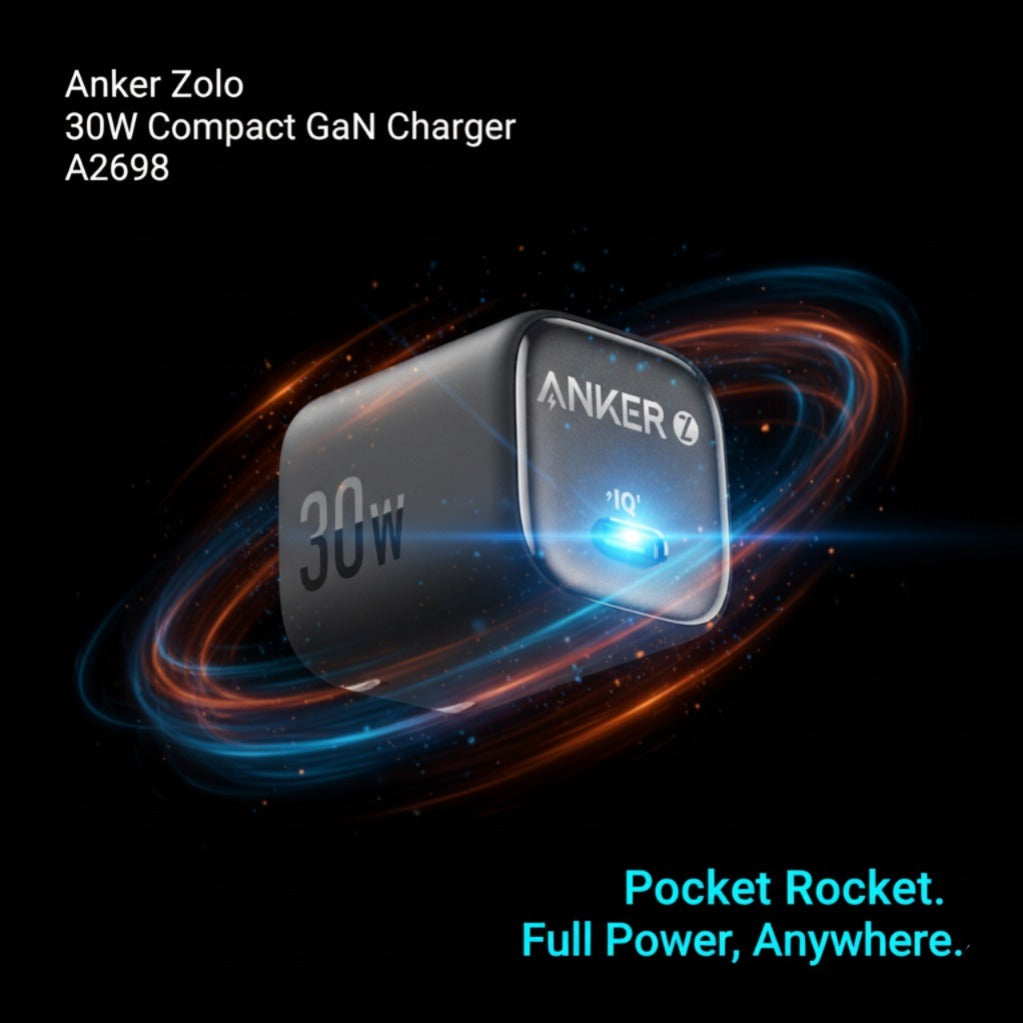 Anker Zolo 30W Compact GaN Charger – A2698
