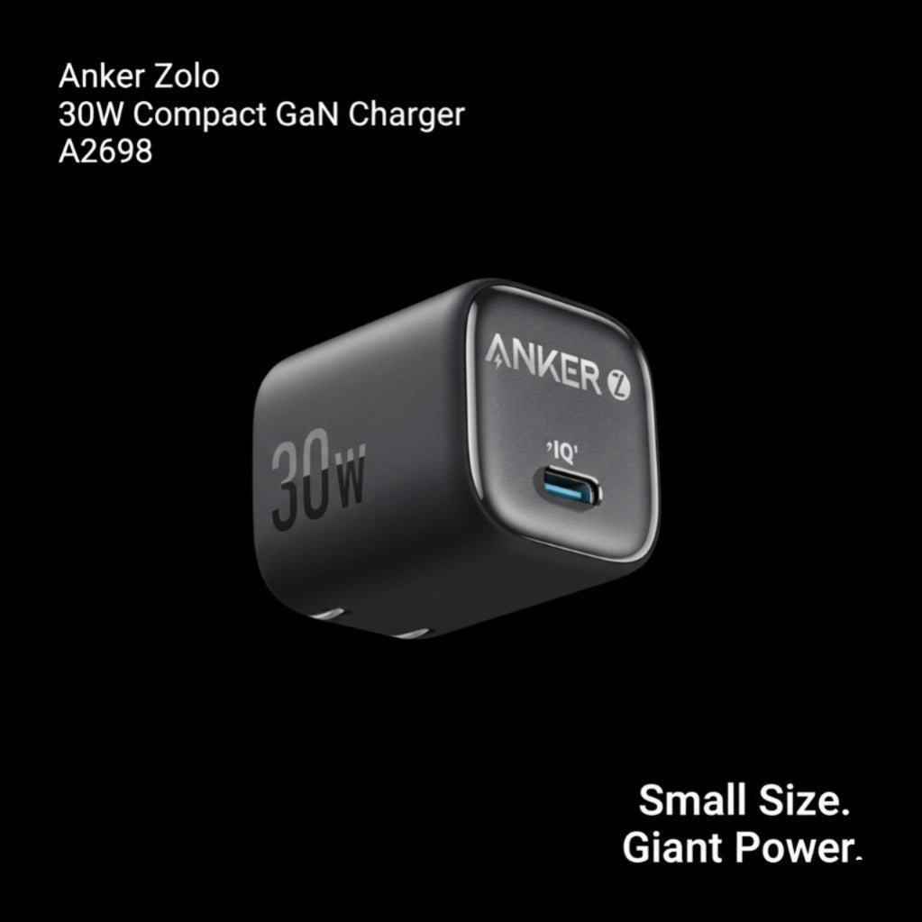 Anker Zolo 30W Compact GaN Charger – A2698