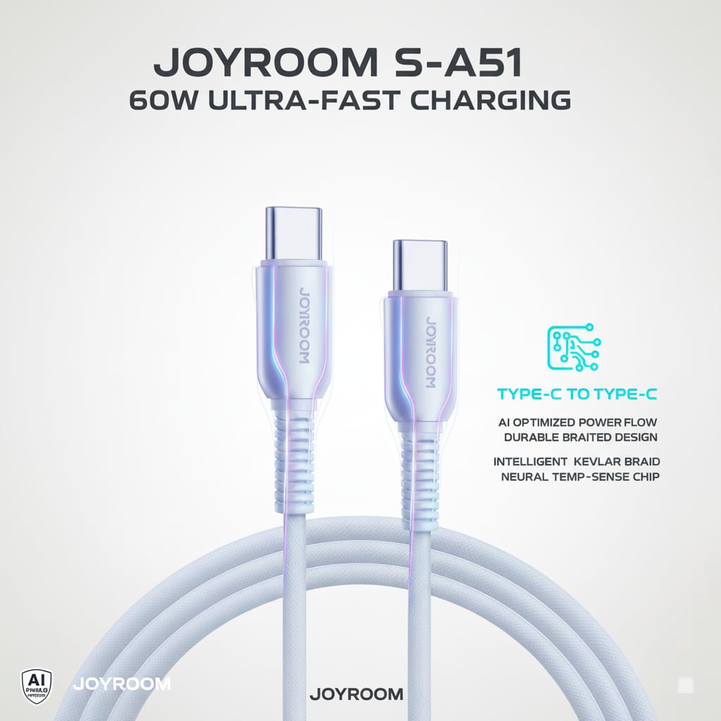 60W Fast Charging ( Type C To Type C )