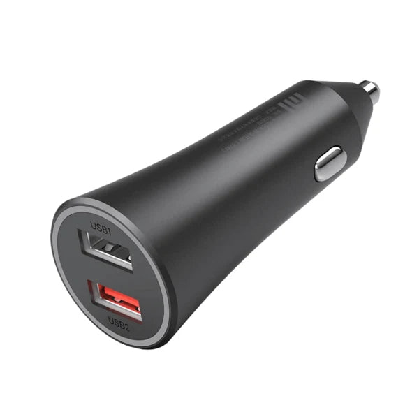 MI 37W DUAL-PORT CAR CHARGER.