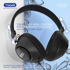 Yookie YB8 Bluetooth Wireless Noise Canceling Headphones - Black