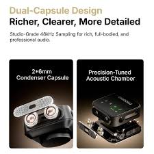 MAONO AI WIRELESS LAVALIER MICROPHONE WAVE T1 Plus.