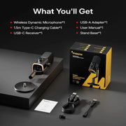 MAONO PD100W WIRELESS DYNAMIC MICROPHONE.
